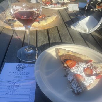 Monserate Winery - Nutella Pizza and 2021 Zinfandel - Wineries Near Me - Fallbrook, California