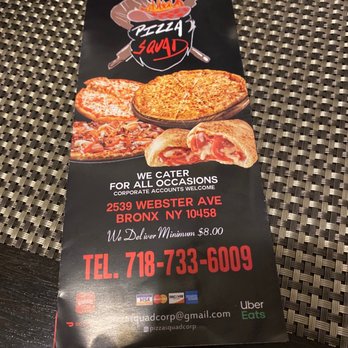 Pizza Squad - a menu for a pizza restaurant - Pizza Near Me - Bronx, New York Pizza Squad - a menu for a pizza restaurant - Pizza Near Me - Bronx, New York