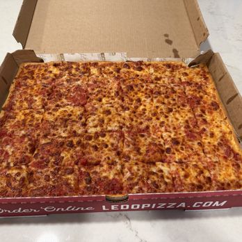 Ledo Pizza - Large cheese, extra crispy - Pizza Near Me - Ellicott City, Maryland