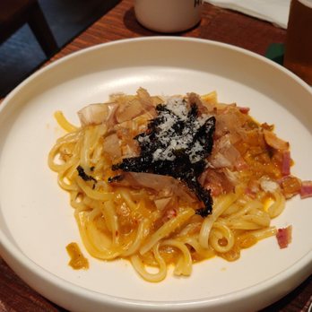 Bib N Hops - Kimchi carbonara udon - Korean Near Me - Hong Kong, HK