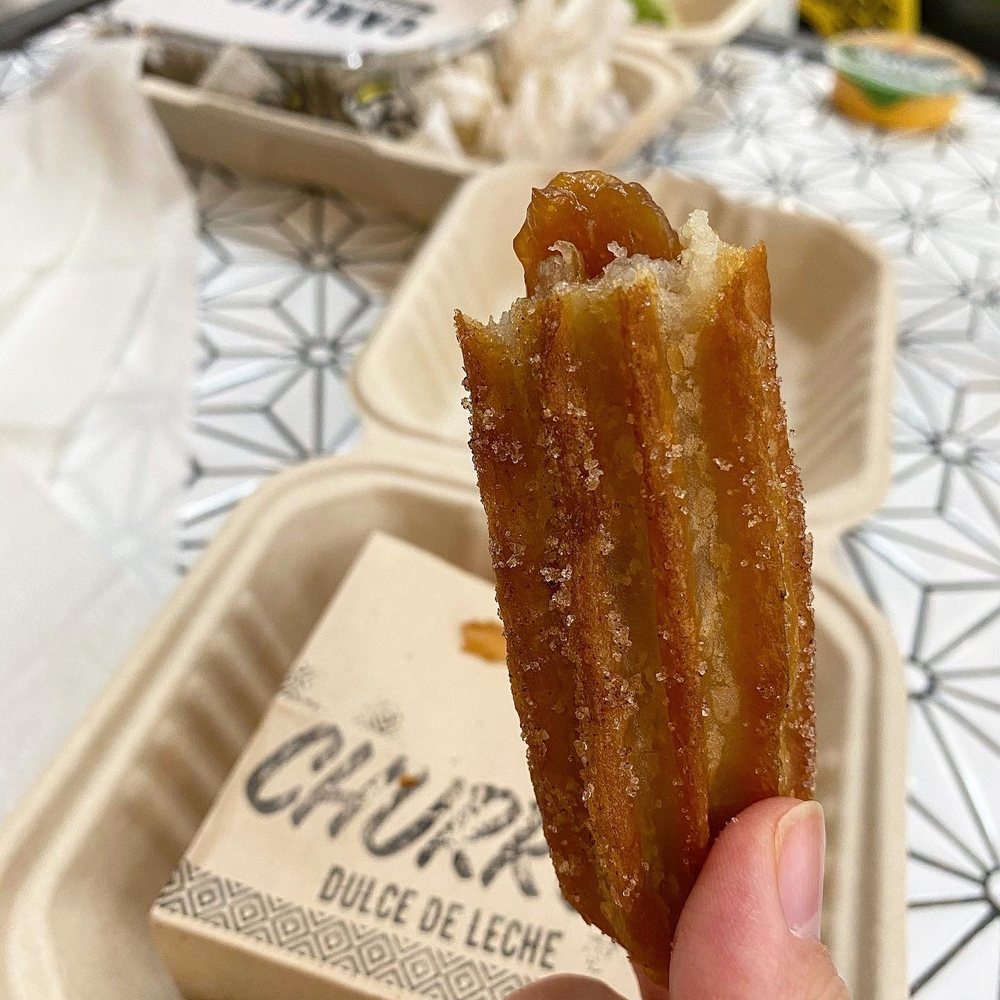 Carlitos Barbecue Taqueria - 2 Dulce de Leche Filled Churros - Barbeque Near Me - Paramus, New Jersey Carlitos Barbecue Taqueria - 2 Dulce de Leche Filled Churros - Barbeque Near Me - Paramus, New Jersey