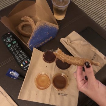 Xoco - Churro's with dipping sauces.  Chocolate and Caramel - Mexican Near Me - Chicago, Illinois