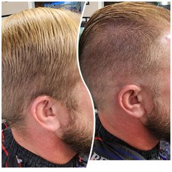 Mel's Barber Shop and Beauty Salon - Before & After