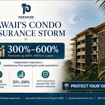 Paradise Home Inspections - Contact us to learn more & see how our Association Maintenance Program (AMP) can help your property. - Home Inspectors Near Me Paradise Home Inspections - Contact us to learn more & see how our Association Maintenance Program (AMP) can help your property. - Home Inspectors Near Me