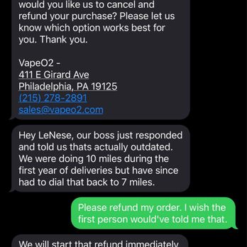 Vape O2 - Text exchange - Vape Shops Near Me - Philadelphia, Pennsylvania
