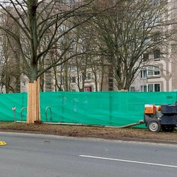 Stadt Laatzen - Preparations for the bomb clearance on March 5, 2023 in Laatzen