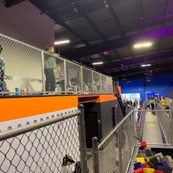 Sky Zone Trampoline Park - Observation deck.