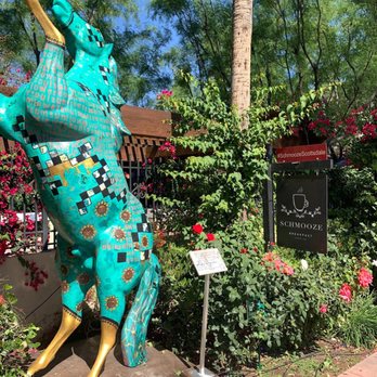 Schmooze - The beautiful horse display outside the restaurant - Coffee & Tea Near Me - Scottsdale, Arizona Schmooze - The beautiful horse display outside the restaurant - Coffee & Tea Near Me - Scottsdale, Arizona
