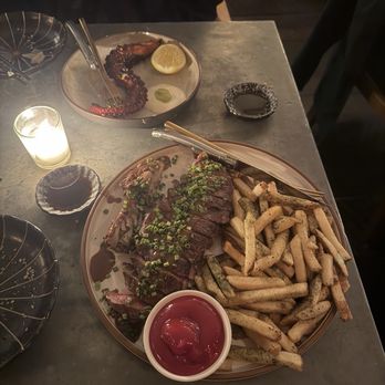 Trad Room - Squid and steak frites - Japanese Near Me - Brooklyn, New York Trad Room - Squid and steak frites - Japanese Near Me - Brooklyn, New York