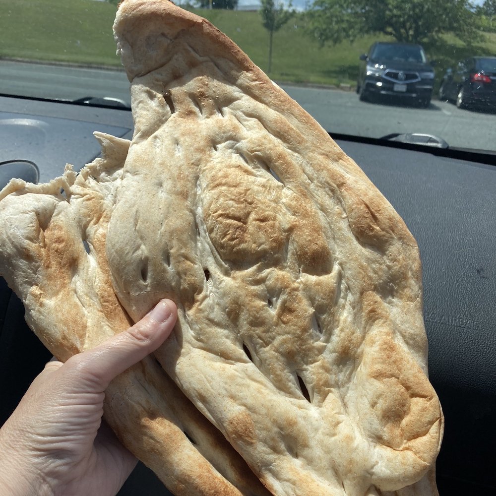 Naan bread the size of my head! Naan bread the size of my head!