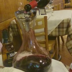 Chalet Suizo - Oxigenando el vino