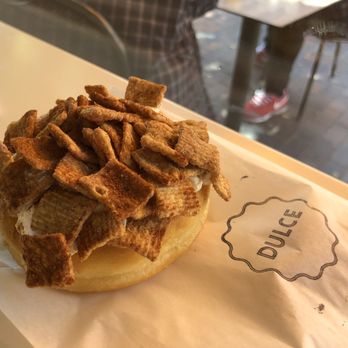 Cafe Dulce - Cinnamon Toast Donut: $3.00 - Coffee & Tea Near Me - Los Angeles, California