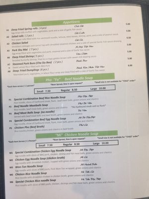Menu photo 8 KH Pho And Grill Corvallis, OR