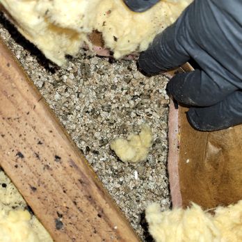 Racine Home Insulators - Vermiculite insulation contains asbestos and is often found when lifting the top layers of insulation. Never cover vermiculite, huge no-no! - Insulation Installation Near Me - Racine, Wisconsin Racine Home Insulators - Vermiculite insulation contains asbestos and is often found when lifting the top layers of insulation. Never cover vermiculite, huge no-no! - Insulation Installation Near Me - Racine, Wisconsin