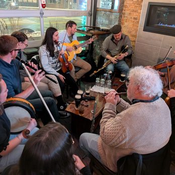 The Wolfhound Bar and Kitchen - Regular Tuesday evening entertainment. Pickup Irish music. So much fun. Check it out. - Bars Near Me - Chicago, Illinois