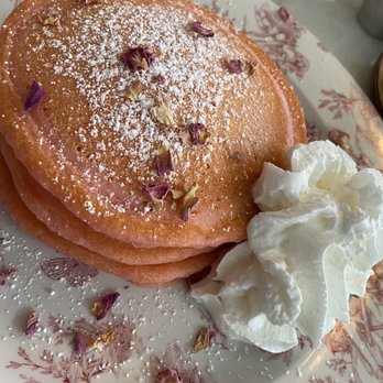 Little Hen - Rose petal pancakes - Breakfast & Brunch Near Me - Miami, Florida Little Hen - Rose petal pancakes - Breakfast & Brunch Near Me - Miami, Florida