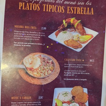 Fonda Colombiana #2 - Menu 5/2026 - Colombian Near Me - San Jose, California Fonda Colombiana #2 - Menu 5/2026 - Colombian Near Me - San Jose, California