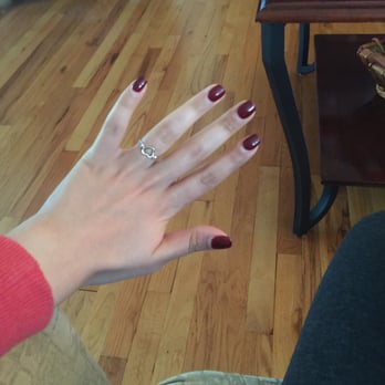 Orange Nails - this is my gel manicure after FOUR WEEKS!!!! Lisa really uses the best quality nail polish and her team takes their time :) - Nail Salons Near Me - Denville, New Jersey Orange Nails - this is my gel manicure after FOUR WEEKS!!!! Lisa really uses the best quality nail polish and her team takes their time :) - Nail Salons Near Me - Denville, New Jersey