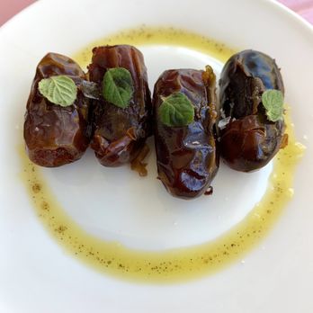 Bettina - Nduja Stuffed Dates (vanilla oil) ~ Excellent treat! - Pizza Near Me - Santa Barbara, California Bettina - Nduja Stuffed Dates (vanilla oil) ~ Excellent treat! - Pizza Near Me - Santa Barbara, California