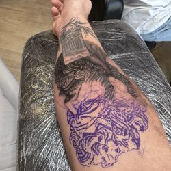 Studio 38 Tattoo & Gallery - Tattoo in progress
