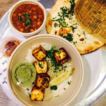 Choolaah - Paneer plate with chickpeas - Indian Near Me - Beachwood, Ohio Choolaah - Paneer plate with chickpeas - Indian Near Me - Beachwood, Ohio