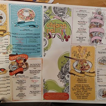 Chiang Rai - Menu - Thai Near Me - Long Beach, California