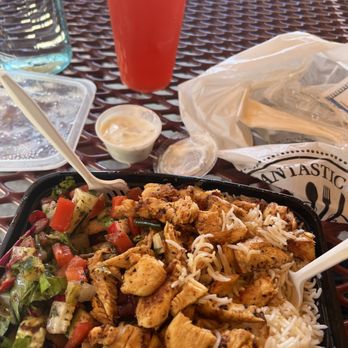 Farnaz Mediterranean Grill - a bowl of chicken and rice - Middle Eastern Near Me - Livonia, Michigan Farnaz Mediterranean Grill - a bowl of chicken and rice - Middle Eastern Near Me - Livonia, Michigan