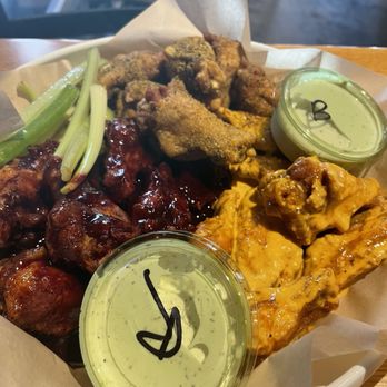 Fire On The Mountain - Happy hour wings $8 for 6. - Chicken Wings Near Me - Denver, Colorado