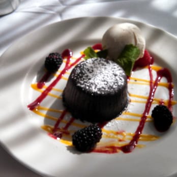 Varka Estiatorio - Molten Lava Cake w/ Vanilla Bean Ice Cream - Greek Near Me - Ramsey, New Jersey Varka Estiatorio - Molten Lava Cake w/ Vanilla Bean Ice Cream - Greek Near Me - Ramsey, New Jersey