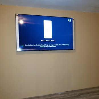 J's Handyman Services - 55 inch TV Mounted - Plumbing Near Me J's Handyman Services - 55 inch TV Mounted - Plumbing Near Me