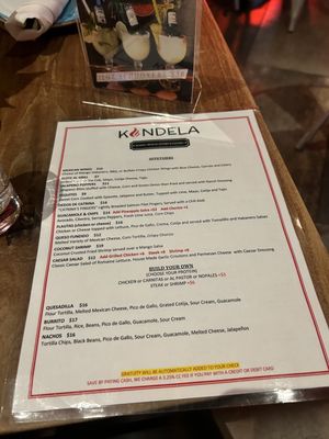 Menu photo 5 150-03 Restaurant Corp Dba Kandela Park, NY