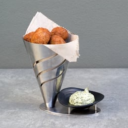 Via Alta - Mondeghini Milanese fried meatballs - dough desserts, donuts, food - Italian Near Me - Willoughby, NSW