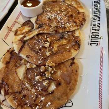 Breakfast Republic - Cinnamon roll pancakes - Breakfast & Brunch Near Me - Culver City, California Breakfast Republic - Cinnamon roll pancakes - Breakfast & Brunch Near Me - Culver City, California
