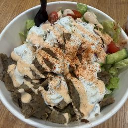 Beef/Lamb Gyro bowl