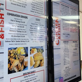 Mr Charles Chicken & Fish - Menu - Seafood Near Me - Charlotte, North Carolina Mr Charles Chicken & Fish - Menu - Seafood Near Me - Charlotte, North Carolina