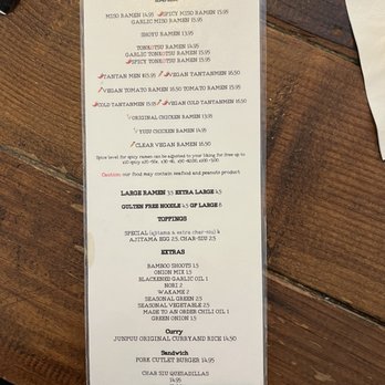 Junpuu - Ramen Near Me - Honolulu, Hawaii