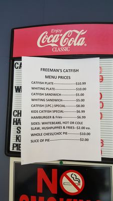 Menu photo 1 Freeman Fish Burger & Bbq Lewisburg, TN