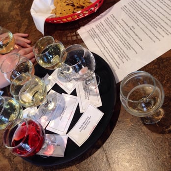 Red Fox Cellars - The wine/cider tasting flight. Wonderful! - Wineries Near Me - Palisade, Colorado
