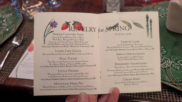 Menu photo 2 The Herbfarm Woodinville, WA