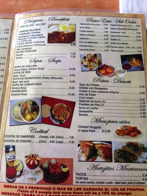Menu photo 7 El Papaturro Houston, TX