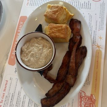 The Butter Milk Ranch - Sausage gravy, biscuits and bacon - Breakfast & Brunch Near Me - Nashville, Tennessee