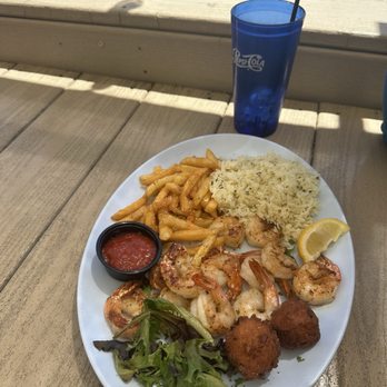 Hidden Treasure Rum Bar & Grill - Shrimp plate - Seafood Near Me - Ponce Inlet, Florida Hidden Treasure Rum Bar & Grill - Shrimp plate - Seafood Near Me - Ponce Inlet, Florida