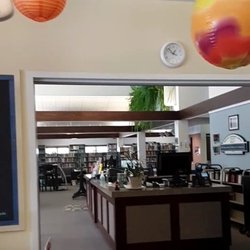 Belgrade Community Library - Check out area