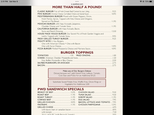 Menu photo 3 Port Washington Diner Port Washington, NY