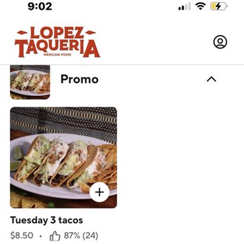 Lopez Taqueria 2 - Taco Tuesday deal - Mexican Near Me - San Jose, California Lopez Taqueria 2 - Taco Tuesday deal - Mexican Near Me - San Jose, California