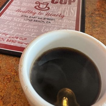 The Coffee Cup Cafe - Coffee while I wait for my food. - American Near Me - Long Beach, California The Coffee Cup Cafe - Coffee while I wait for my food. - American Near Me - Long Beach, California