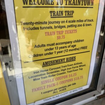 Sonoma TrainTown Railroad - Ticket prices. - Amusement Parks Near Me - Sonoma, California Sonoma TrainTown Railroad - Ticket prices. - Amusement Parks Near Me - Sonoma, California