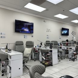Inside Nail Salon Inside Nail Salon