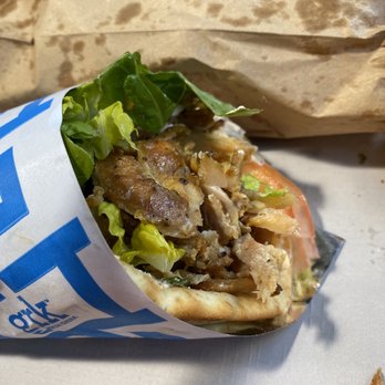 GRK FRESH - Pita with Chicken and French Fries - Greek Near Me - Washington, DC, District of Columbia