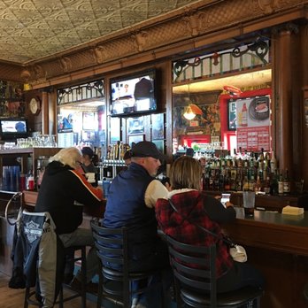 River Rock Cafe - people sitting at the bar - Cafes Near Me - Bay City, Michigan